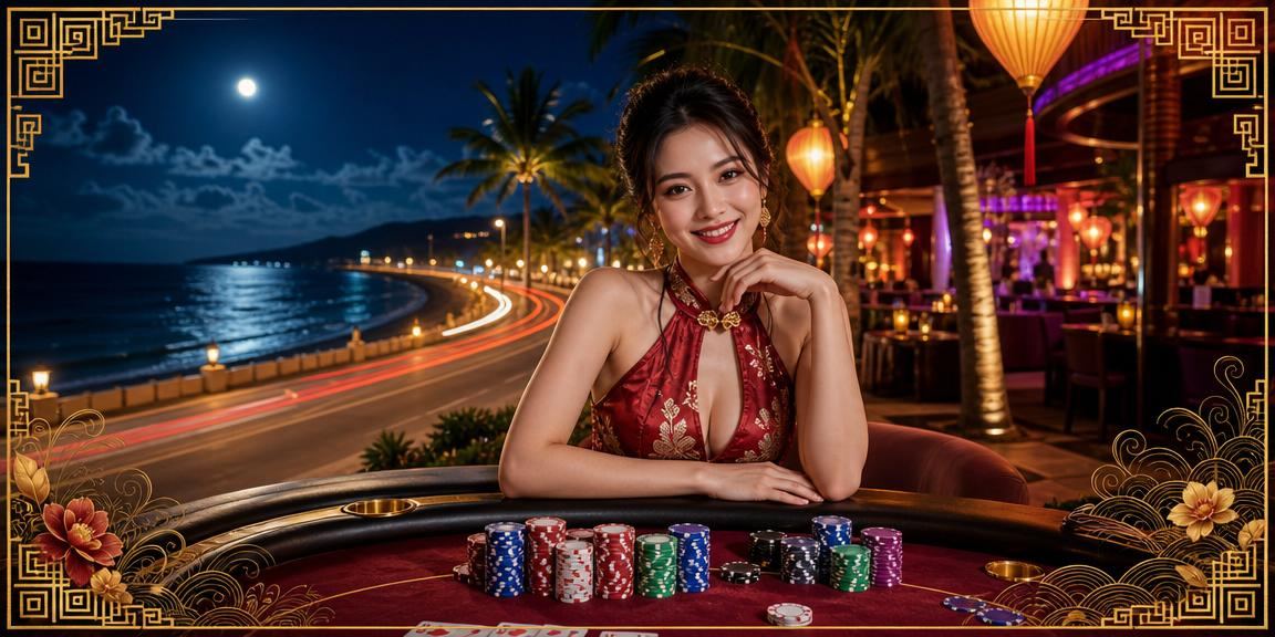 Khách du lịch Mũi Né kiểm tra ưu đãi VIP và bonus trên điện thoại bên bờ biển